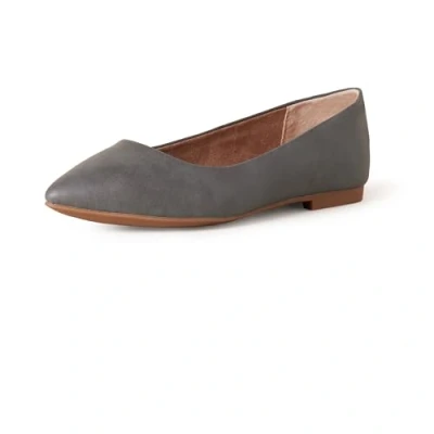 Abbildung von Amazon Essentials Damen Ballerinas mit spitzem Zehenbereich, Dunkelgrau, 47 EU