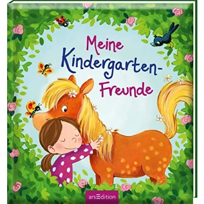 Abbildung von Meine Kindergarten Freunde (Pferde): Freundebuch ab 3 Jahren für und Kita, Jungen Mädchen