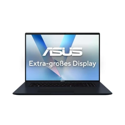 Abbildung von ASUS Vivobook 18 M1807HA Laptop 18&quot; WUXGA 16:10 IPS Display AMD Ryzen 7 260 16GB RAM 1TB SSD Radeon 780M Win11 Home QWERTZ Quiet Blue