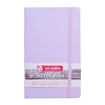 Abbildung von Talens Art Creation Skizzenbuch 80 Blatt, 13 x 21 cm, Pastellviolett