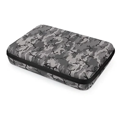 Abbildung von deleyCON Tasche Hardcase für GoPro Actionkamera &amp; Zubehör Robust Strapazierfähig Staubschutz Aufprallschutz Spritzwasserschutz Hero 13 12 11 10 9 Gr. XL Camouflage