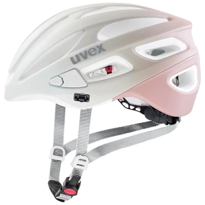 Abbildung von uvex True cc Leichter Allround Helm für Damen individuelle Größenanpassung erweiterbar mit LED Licht Sand dust Rose matt 52 55 cm
