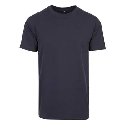 Abbildung von Build Your Brand Herren T Shirt Round Neck, navy, XL