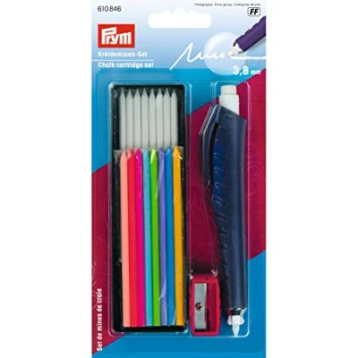 Abbildung von Prym Set Kreideminen, Kunststoff, Mehrfarbig, 18 Stück (1er Pack)