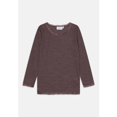Abbildung von Name it Nmfwang Needle Solid Langarmshirt für Kinder, Größe: 104, Sparrow
