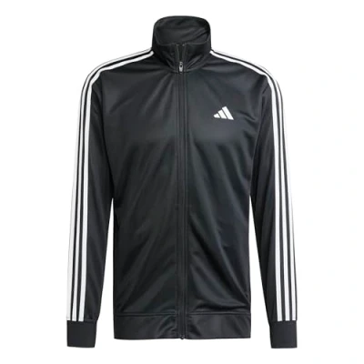 Abbildung von adidas Performance Train Essentials Stripes Hooded Trainingsjacke, Herren, Größe: Medium, Black
