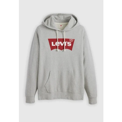 Abbildung von Levi&#039;s Standard Graphic Hoodie Kapuzenpullover, Herren, Größe: Small, Heather gray