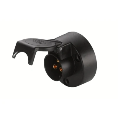 Abbildung von HELLA Steckdose 3 polig Schraubanschluss Stecker: Schraubkontakt schwarz DIN/ISO: 9680 Menge: 1 8JB 001 933 031