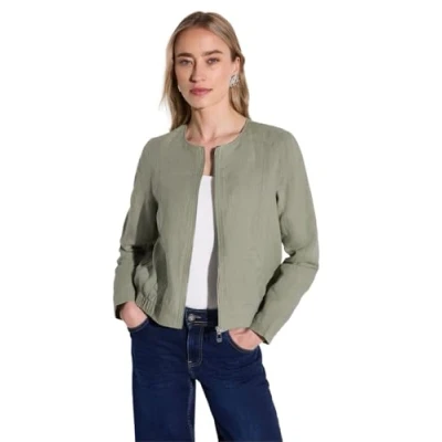 Abbildung von STREET ONE Damen A212492 Kurzer Blouson, Pale mud Green, 38