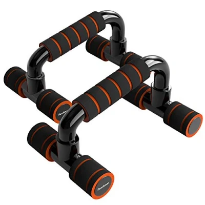 Abbildung von Readaeer Liegestützgriffe Push Up Stand Bars Liegestütze (orange)