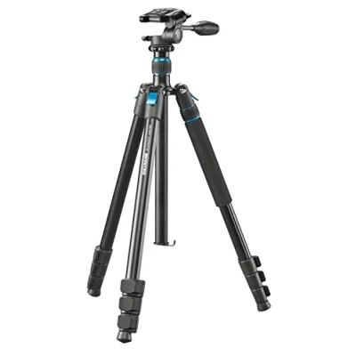 Abbildung von CULLMANN 52230 RONDO 480M RW20 Stativ Allround Dreibeinstativ mit 3 Wege Kopf Tragkraft 4kg Packmaß 48cm Auszugshöhe 183cm Schwarz