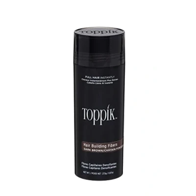 Abbildung von Toppik Haarfasern Dunkelbraun, Keratinfasern für volleres Haar, 27.5g
