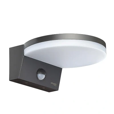 Abbildung von Oktaplex Ros Außenlampe mit Bewegungsmelder IP65 3000K warmweiß Aussenleuchte LED 1300 Lumen 14,6W 230V Wandleuchte anthrazit