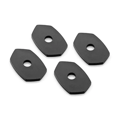 Abbildung von Motorrad Binker Adapterplatten Hochwertige Blinkerplatten Montageplatten Alu Aluminium Passend für (Kawasaki Z 650 800 750 R 900 1000 ER 6 N F Versys X 250 / 300 (SA0801)