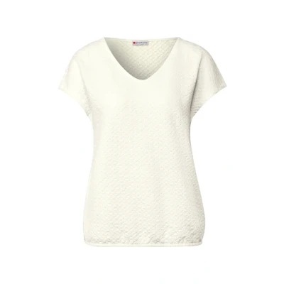 Abbildung von Street One Bluse, Damen, Größe: 46, Weiß