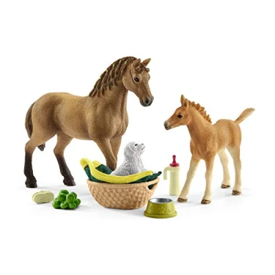 Abbildung von Schleich 42432 Horse Club Sarah’s Baby Animal Care, Brown