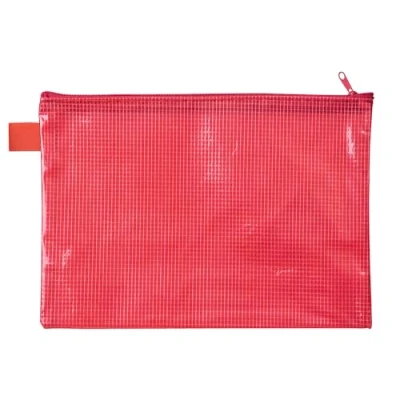 Abbildung von VELOFLEX 2705020 Reißverschlusstasche DIN A5, rot, aus gewebeverstärktem EVA Material, 1 Dokumententasche