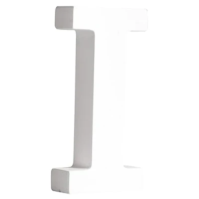 Abbildung von Rayher MDF Buchstabe I, weiß, 5,4 x 11 cm, Stärke 2 3D Buchstaben Holz, Holz FSC zertifiziert, 64548102