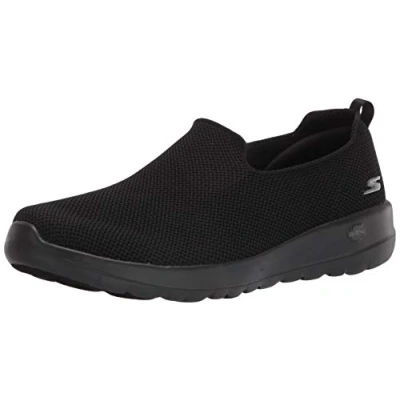Abbildung von Skechers Damen GO Walk Joy Sensational Day Sneaker, Black Textile/Trim, 38 EU