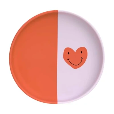 Abbildung von LÄSSIG Baby Silikon Kinderteller/Silicone Plate Happy Rascals Heart