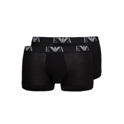Abbildung von Emporio Armani 2 PACK Panties, Herren, Größe: Medium, Black
