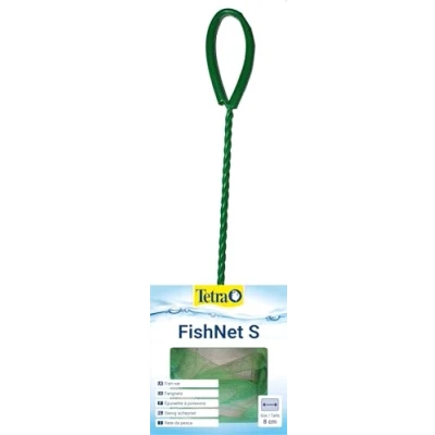 Abbildung von Tetra FN Fish Net Größe S hochwertiges Fangnetz aus reißfestem Nylon, der Kescher ermöglicht das leichte und schonende Fangen von Fischen dem Aquarium, Netzgröße 8 cm