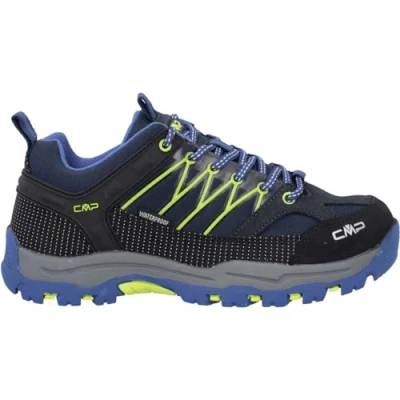 Abbildung von CMP KIDS Rigel LOW WP Unisex Hikingschuh für Kinder, Größe: 40, Blue/electric Leder und textil