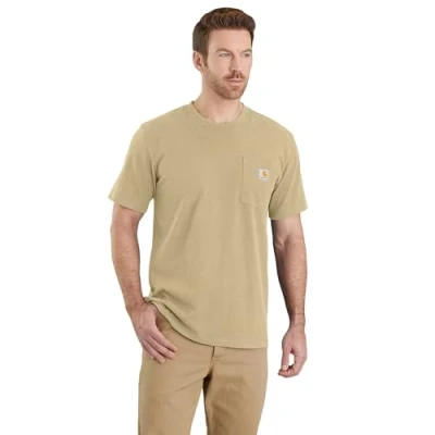 Abbildung von Carhartt Herren K87 Pocket S/S T Shirt Shirt, Beach Heather, XS