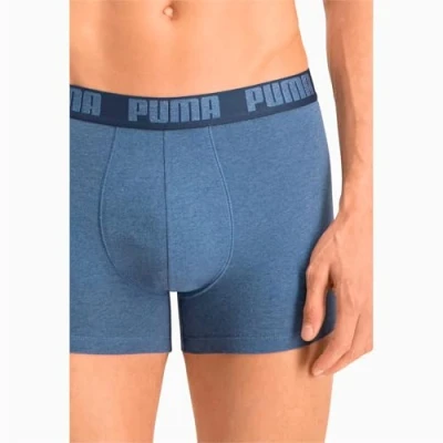 Abbildung von Puma Herren Mens Everyday Basic Boxers Unterwäsche, Denim, M EU