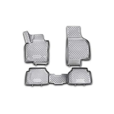 Abbildung von Element 3D Gummimatten Set passend für VW Tiguan MK1 2007 2018 100% passgenaue Auto Fußmatten, robuste Universal Fußmatte Auto, Fussmatten Gummi