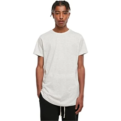 Abbildung von Urban Classics Shaped LONG TEE Tshirt basic, Herren, Größe: XL, Lightgrey