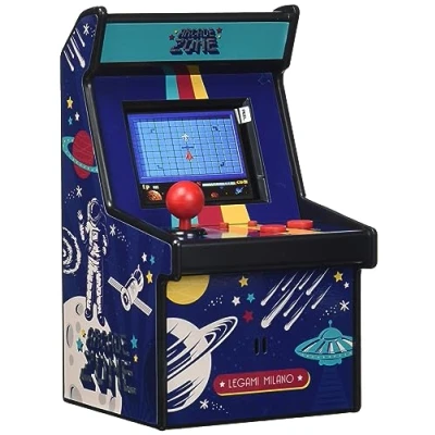 Abbildung von Legami MAC0001 Mini Arcade Videospiel, Mehrfarbig, Zone
