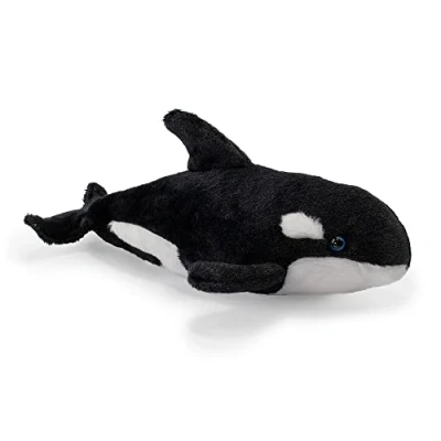 Abbildung von Zappi Co Weich gefülltes Kuscheltier für Kinder Orca Whate Plüschtier 20 22CM Safari Tiere Kollektion Plüschteddy Neugeborenes erstes Kind