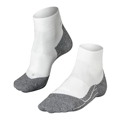 Abbildung von FALKE Herren Laufsocken RU4 Light Performance Short M SSO Funktionsgarn Antiblasen 1 Paar, Weiß (White Mix 2020), 44 45