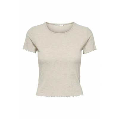 Abbildung von ONLY Onlemma S/S NOOS JRS Tshirt basic, Damen, Größe: XS, Pumice stone