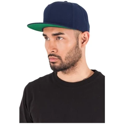 Abbildung von Yupoong Unisex Classic Snapback Cap Kappe, navy, Einheitsgröße