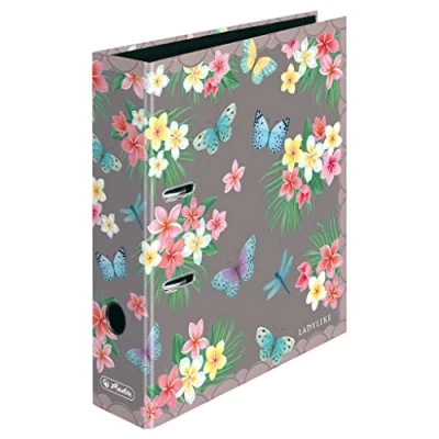 Abbildung von herlitz Ordner A4, 8cm, Motiv: Ladylike Butterflies, 1 Stück