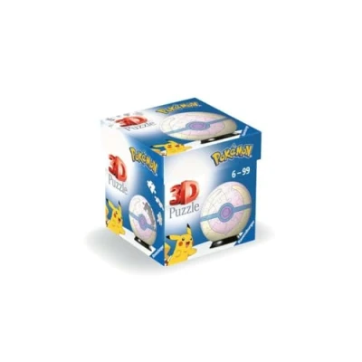 Abbildung von Ravensburger 3D Puzzle 11582 Ball Pokémon Pokéballs Heilball [EN] Heal für große und kleine Fans ab 6 Jahren