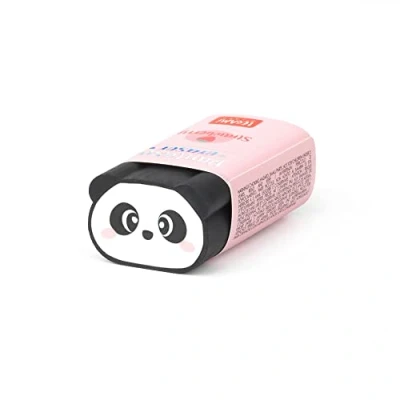Abbildung von Legami GP0004 Duftgummi, Panda Pantastic, 1,7 x 5 cm, Duft Erdbeere, Gummi für weiches Radieren, sauber und präzise