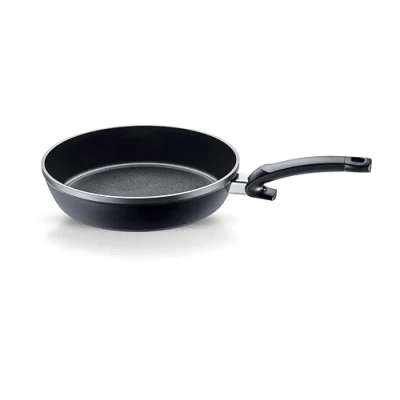 Abbildung von Fissler Ceratal Comfort Orbit Black / Aluminium Pfanne, Keramik beschichtet (Ø 24 cm) Ceramic Bratpfanne antihaftend Induktion
