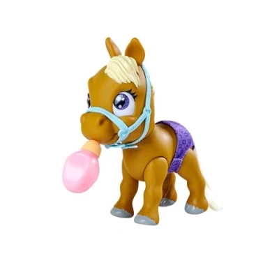 Abbildung von Simba 105950009 Pamper Petz Pony, 24cm Spielzeug Pferd mit Trink und Nässfunktion, Fohlen, kämmbarer Schweif, Color Change, Tierbaby Windel, 11 Überraschungen, für Mädchen Jungen ab 3 Jahre