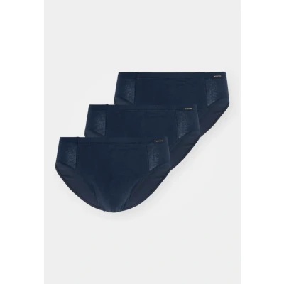 Abbildung von Schiesser Essentials Supermini 3 PACK Slip, Herren, Größe: Small, Dunkelblau