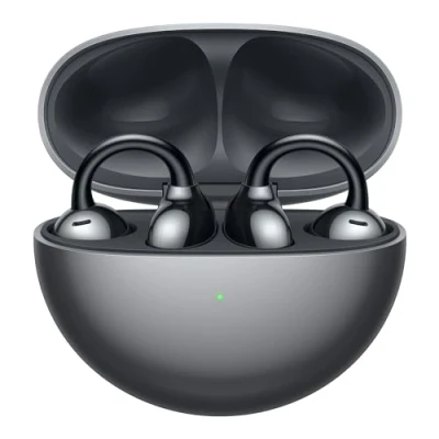 Abbildung von HUAWEI FreeClip, Innovatives Clip Design, Intensives Open Ear Hörerlebnis, KI Hintergrundgeräuschunterdrückung bei Anrufen, Superlange Akkulaufzeit, Android&amp;iOS, Deutsche Version, Schwarz