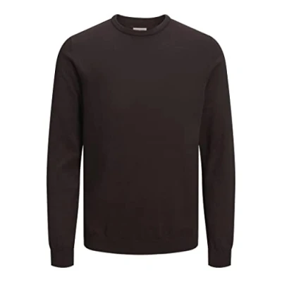 Abbildung von JACK &amp; JONES Herren JJEBASIC Knit Crew Neck NOOS 12137190, Mulch, M