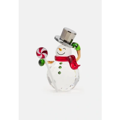 Abbildung von Swarovski Holiday Cheers Französische Bulldogge, Weihnachtliches Ornament mit Klaren, Grünen und Roten Kristallen