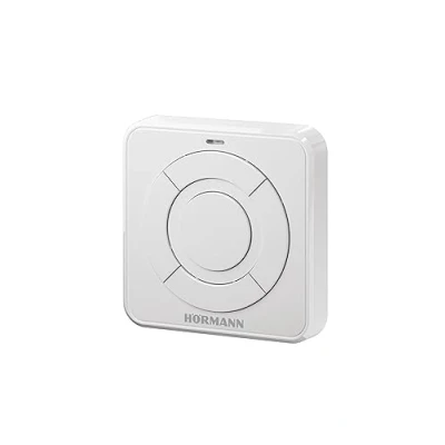 Abbildung von Hörmann Funk Innentaster FIT 5 BS (Vier Tastenfunktionen + Abfragetaste, Weiß, intuitive Bedienung, Fernbedienung, Smart Home) 4511823