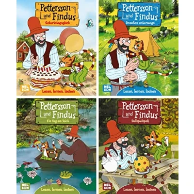 Abbildung von Nelson Mini Bücher: 4er Pettersson und Findus 1 4