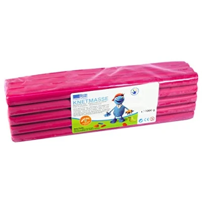 Abbildung von Becks Plastilin B100496 Knete, pink, 1000 g
