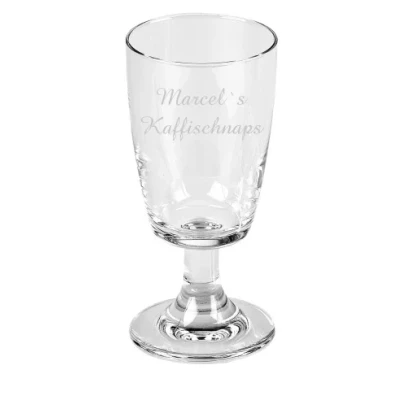 Abbildung von Kaffeeglas Pilatus mit Gravur Gläser