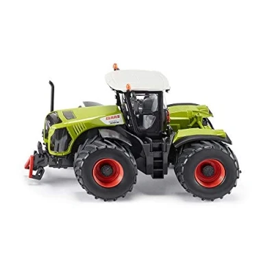 Abbildung von siku 3271, Claas Xerion 5000 Traktor, 1:32, Metall/Kunststoff, Grün, Achsschenkellenkung und Kupplung